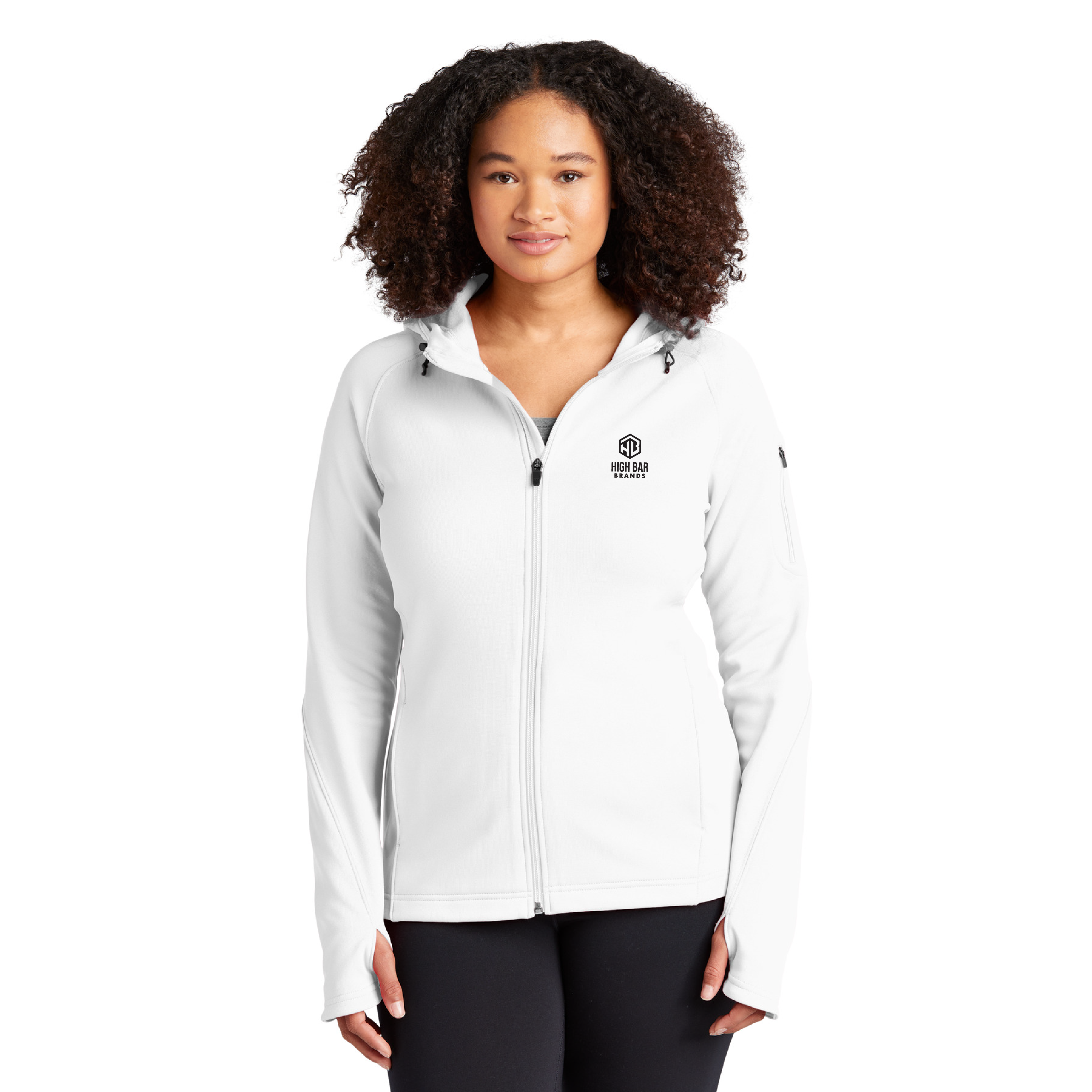 Ladies Tech Fleece Full-Zip Hooded Jacket – Highbar Brands